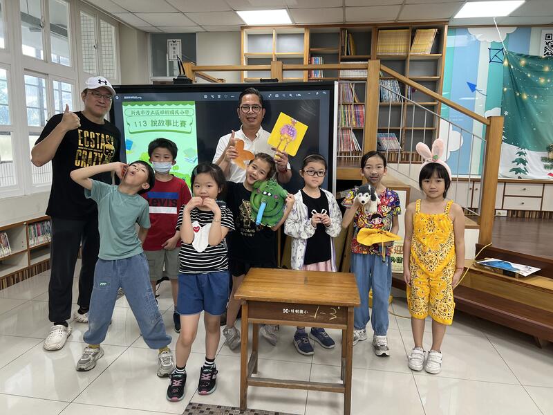 連結到樟樹國小辦理113學年度說故事比賽師生合影